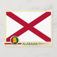Alabama State Flag and Seal
