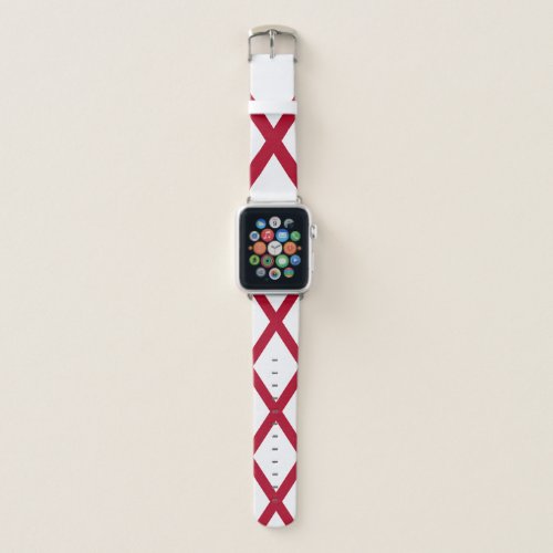 Alabama State Flag Apple Watch Band
