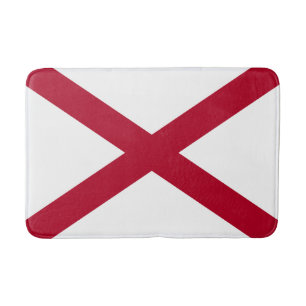 Alabama State Flag Bath Mat