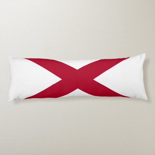 Alabama State Flag Body Pillow