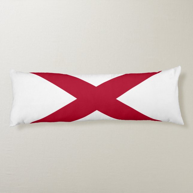 Alabama State Flag Body Pillow (Back)