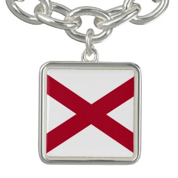 Alabama State Flag Bracelet by YLGraphics at Zazzle