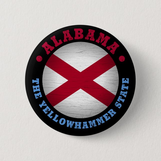 ALABAMA STATE FLAG BUTTON (Front)