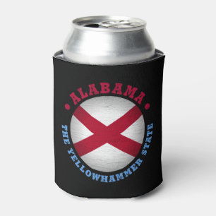 ALABAMA STATE FLAG CAN COOLER