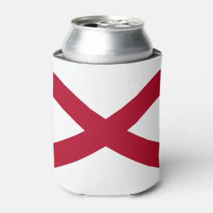 Alabama State Flag Can Cooler