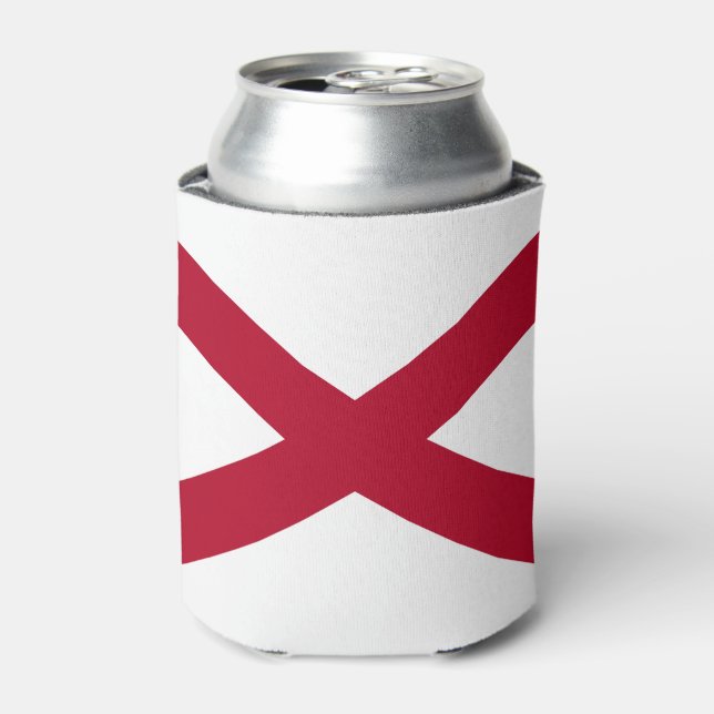 Alabama State Flag Can Cooler (Can Front)