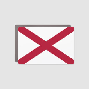 Alabama State Flag Car Magnet