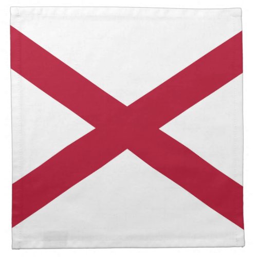 Alabama State Flag Cloth Napkin