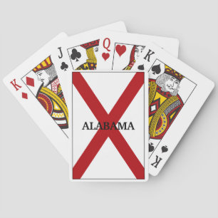 Alabama State Flag Custom Playing Cards