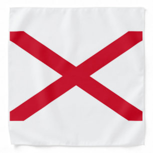 Alabama State Flag Design Bandana