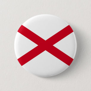 Alabama State Flag Design Button