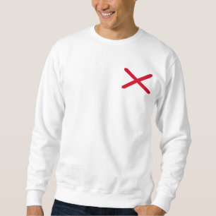 Alabama State Flag Design Sweatshirt