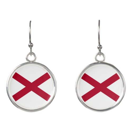 Alabama State Flag Earrings