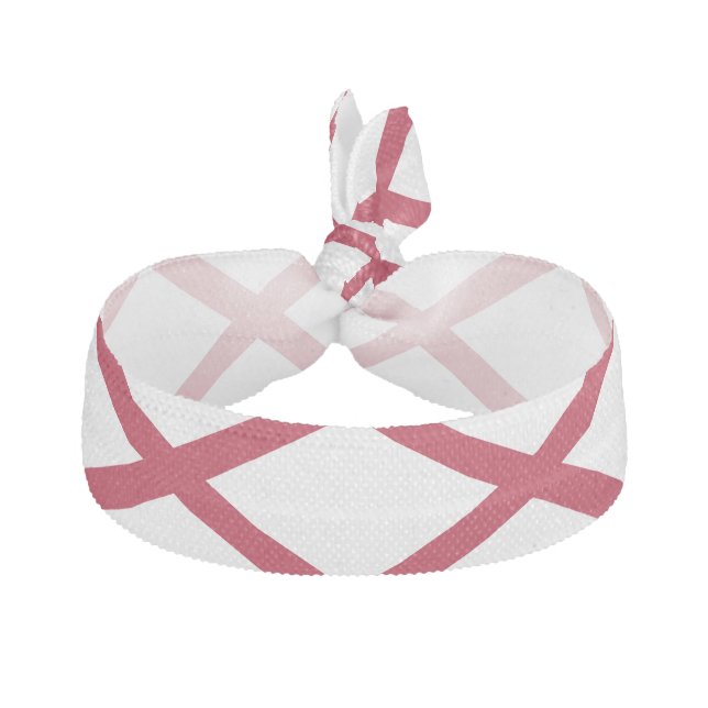 Alabama State Flag Elastic Hair Tie (Front)