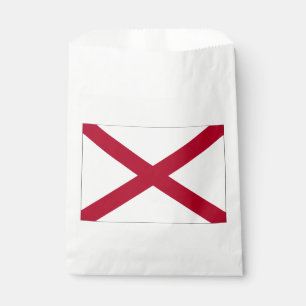Alabama State Flag Favor Bag
