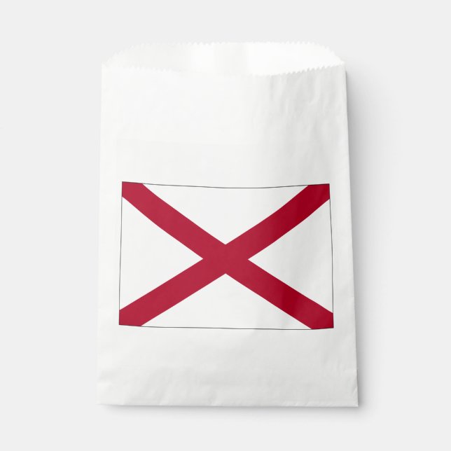 Alabama State Flag Favor Bag (Front)