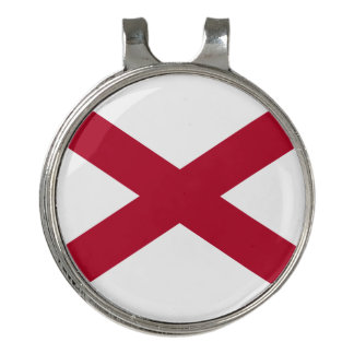 Alabama State Flag Golf Hat Clip