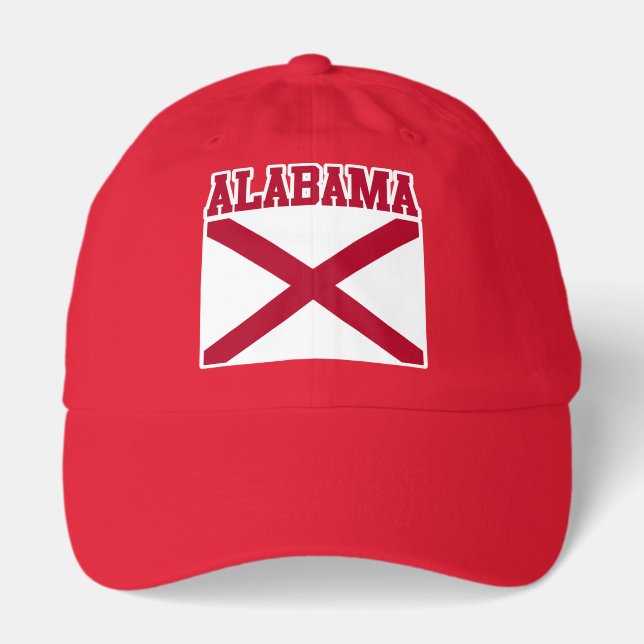 Alabama State Flag Hat (Front)
