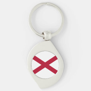 Alabama State Flag Keychain
