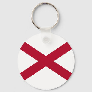 Alabama State Flag Keychain