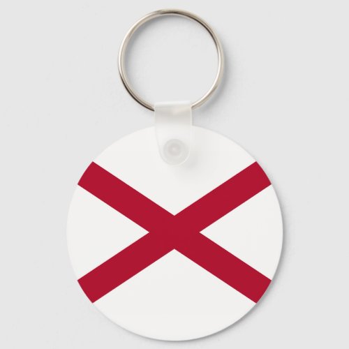 Alabama State Flag Keychain