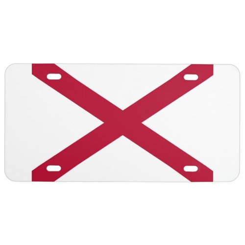 Alabama State flag License Plate