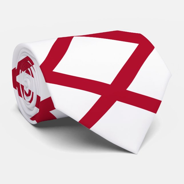 Alabama State Flag Neck Tie (Rolled)