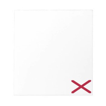 Alabama State Flag Notepad by YLGraphics at Zazzle