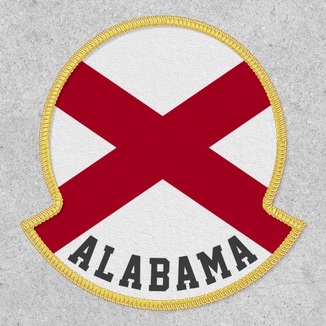 Alabama State Flag Patch (Front)