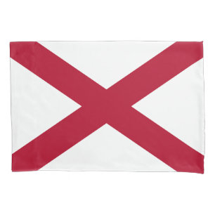 Alabama State Flag Pillow Case