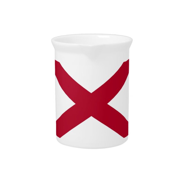 Alabama State Flag Pitcher (Front)
