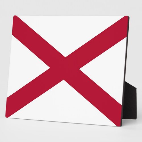 Alabama State Flag Plaque