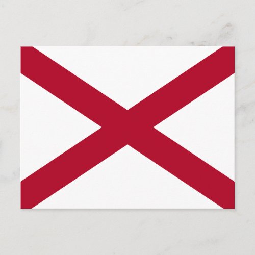 Alabama State Flag Postcard