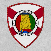 Alabama State Flag/ Seal superimposed