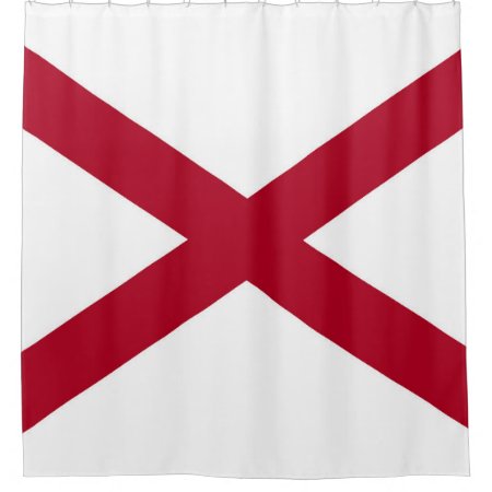 Alabama State Flag Shower Curtain