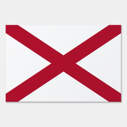 Alabama State Flag Sign