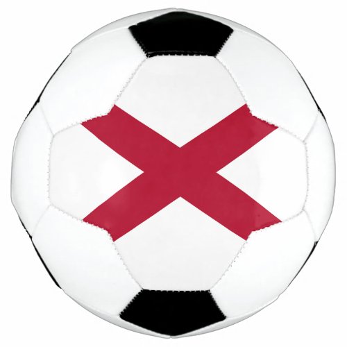 Alabama State Flag Soccer Ball