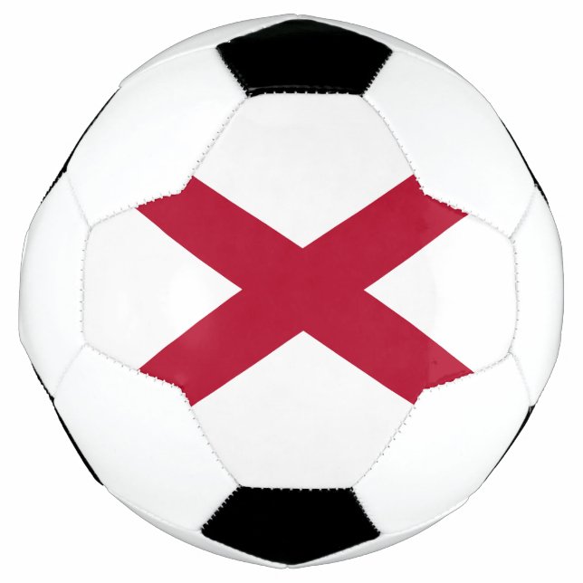 Alabama State Flag Soccer Ball (Front)