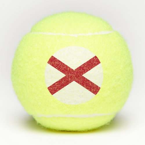 Alabama State Flag Tennis Balls