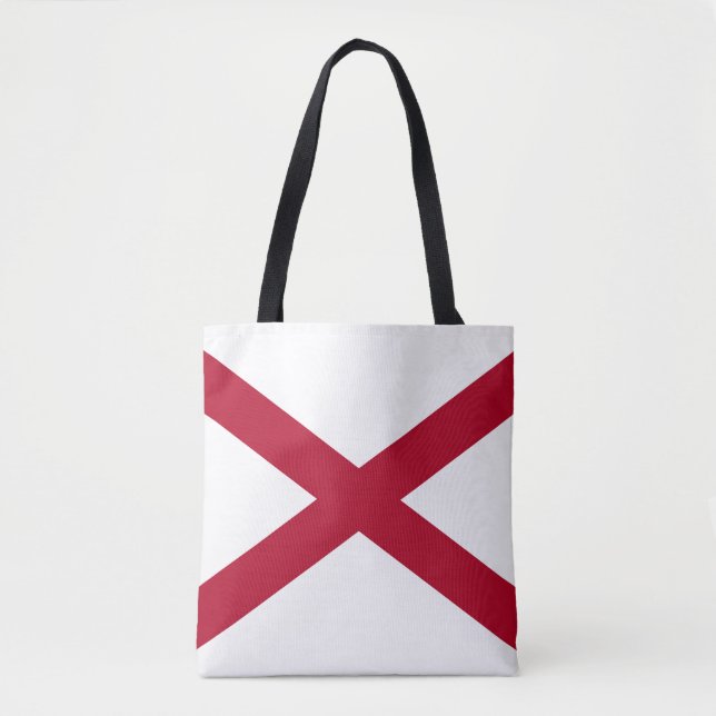 Alabama State Flag Tote Bag (Front)