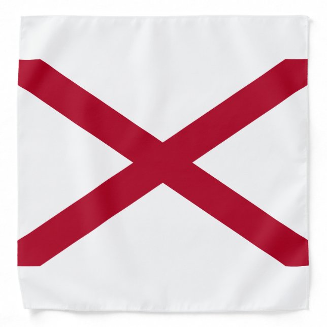 Alabama State Flag, USA Bandana (Front)