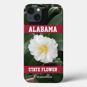 Alabama State Flower Camellia iPhone 13 Case
