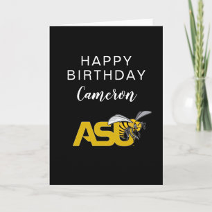 Alabama State Hornet Mark Birthday Card