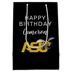 Alabama State Hornet Mark Birthday Medium Gift Bag