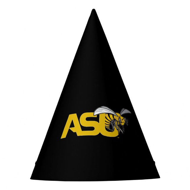 Alabama State Hornet Mark | Birthday Party Hat (Front)