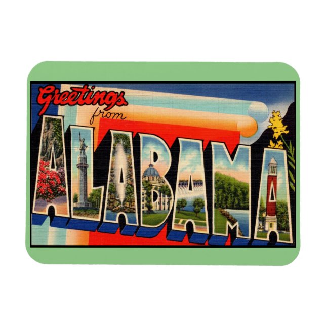 Alabama State Magnet (Horizontal)
