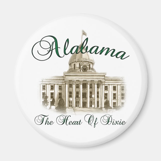 Alabama State Magnet (Front)