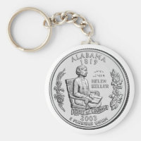 Alabama State Quarter Keychain