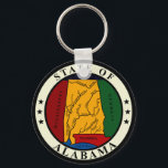 Alabama State Seal Keychain<br><div class="desc">Alabama State Seal Keychain</div>