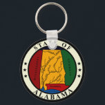 Alabama State Seal Keychain<br><div class="desc">Alabama State Seal Keychain</div>